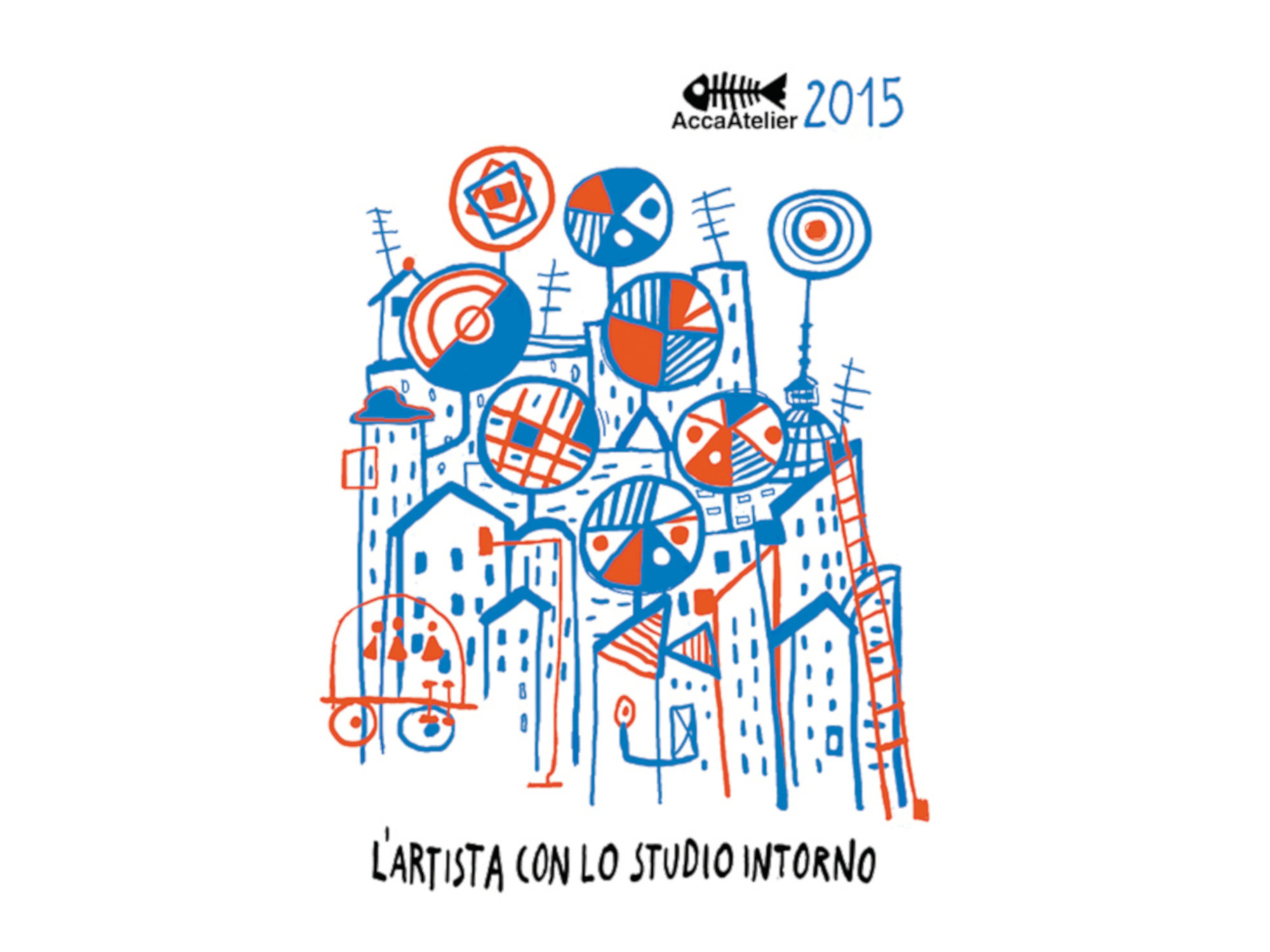 AccaAtelier 2015 - Locandina ufficiale realizzata da Nella Caffaratti