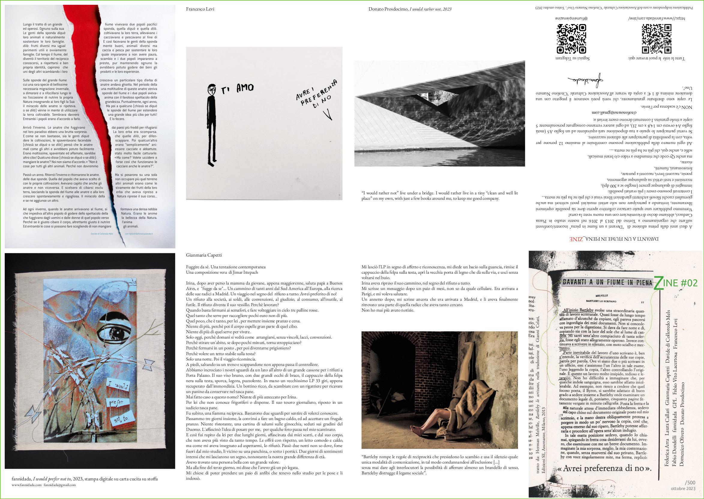 Davanti a un fiume in piena ZINE 02 pag_1